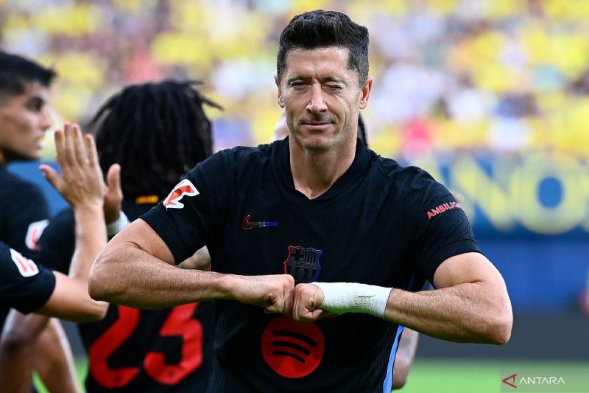 Rapor Pemain Barcelona Saat Lumat Red Star Belgrade: Lewandowski Ganas!