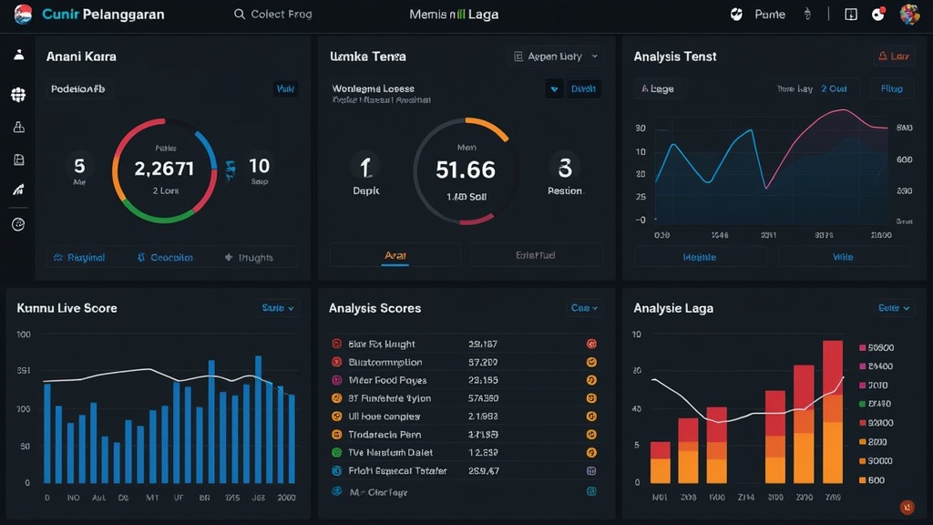 grafik jumlah pelanggaran livescore, analisis tensi laga lewat live score, statistik kartu bola
