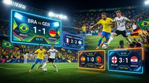 monitor skor piala dunia, perubahan skor langsung, hasil live world cup, update gol pertandingan, skor sementara piala dunia
