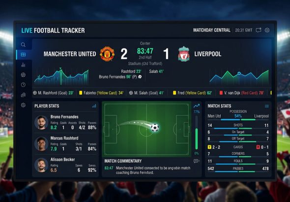 fitur livescore sepak bola, statistik livescore, skor pertandingan langsung, data pertandingan real-time