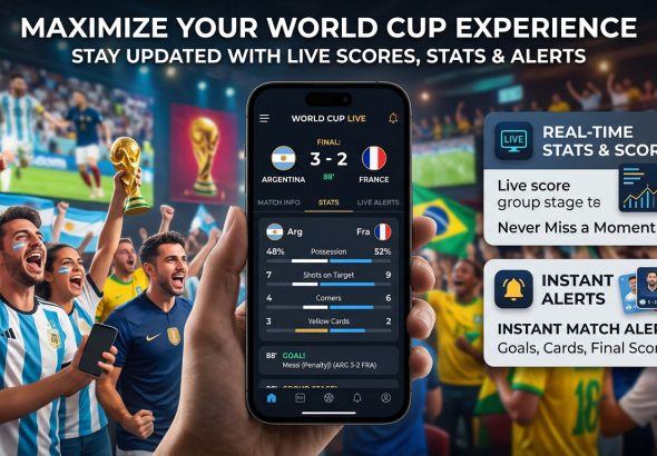 livescore Piala Dunia, skor real-time, statistik langsung sepak bola, notifikasi hasil pertandingan